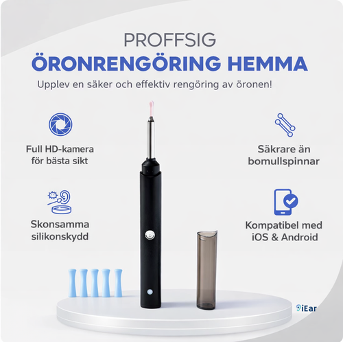 IEar™ Pro – Professionell öronrengöring hemma